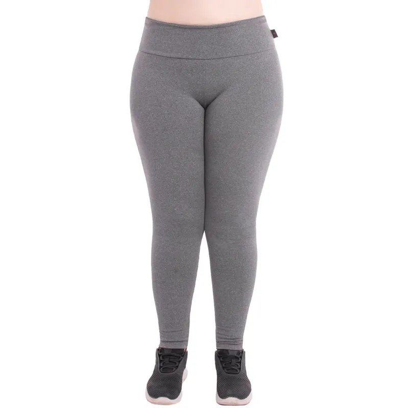 Calça legging plus size peluciada térmica suplex Dicors