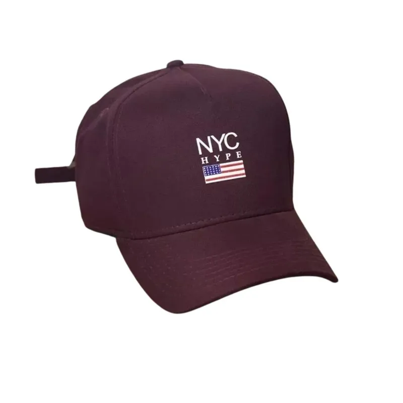 Boné Aba Curva NYC Hype Fitão Original Strapback New York City Bandeira