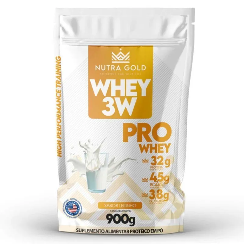 Whey Isolado Hidrolisado Leitinho 900g - Nutra Gold