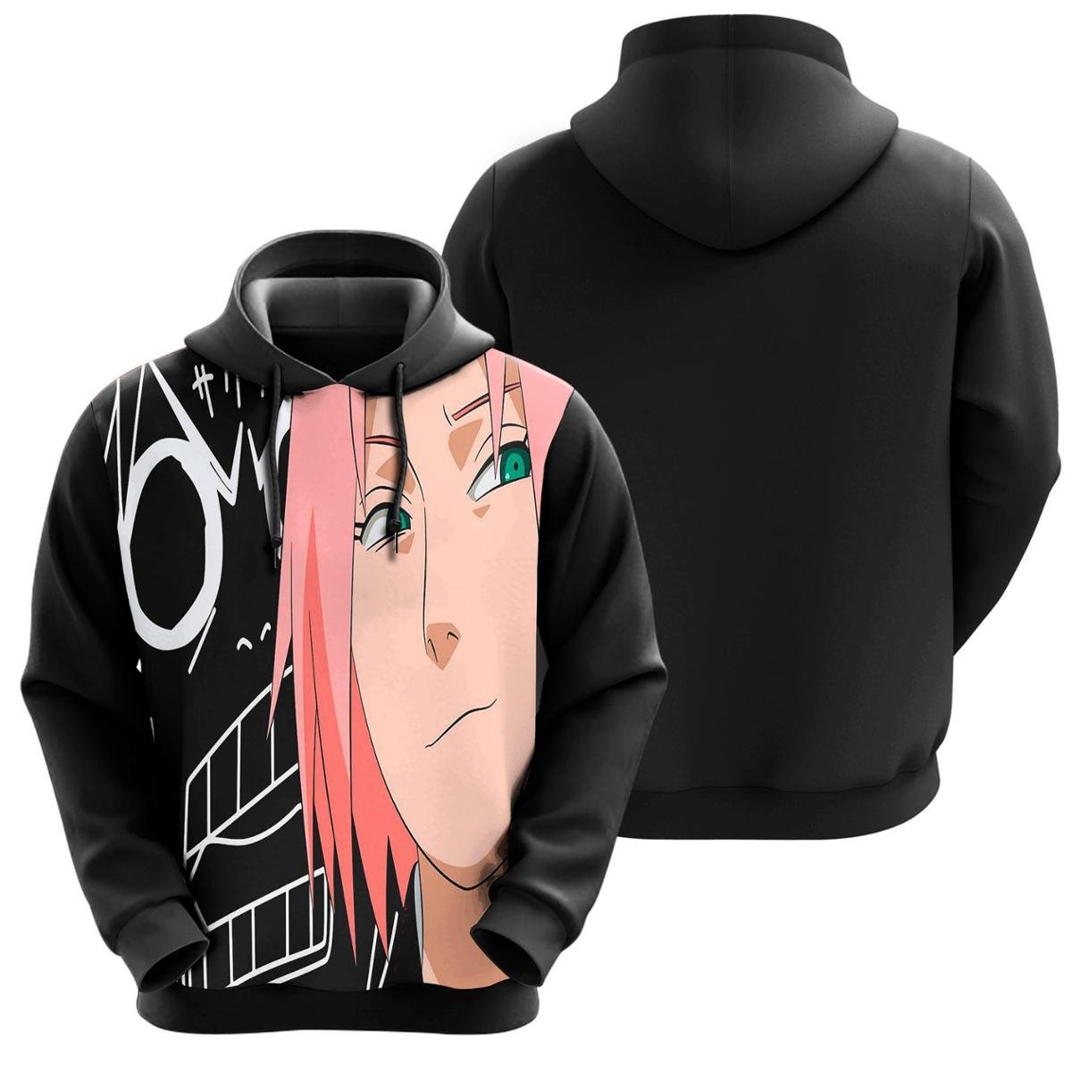 Blusa De Moletom Sakura Haruno Narutoo Shippuden Anime Mangá