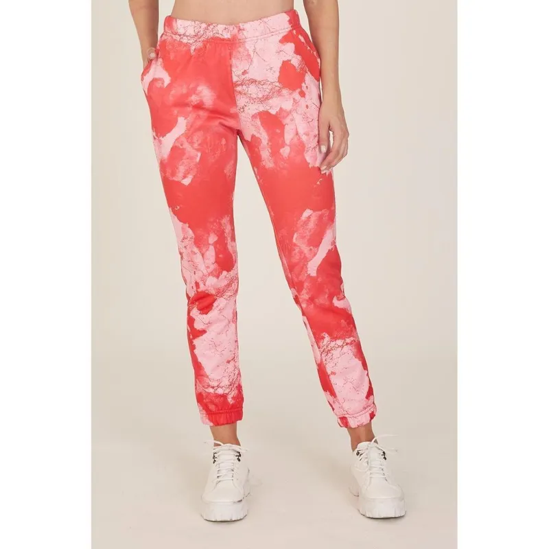 Calça Onbongo Feminina Moletom Tie Dye Feminino