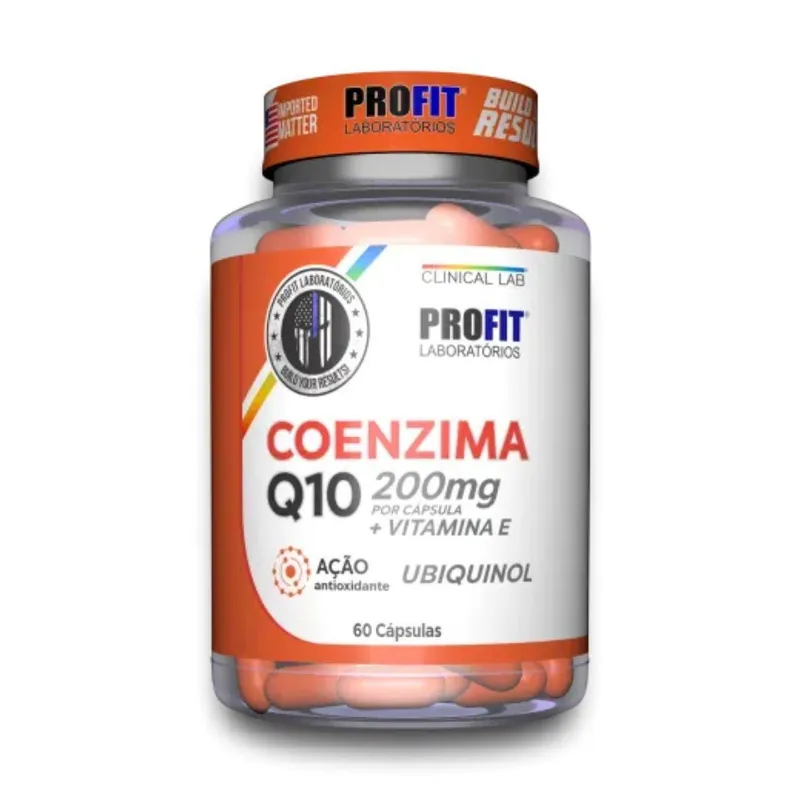 Coenzima Q10 + Vitamina E 200mg 60 Cápsulas Profit