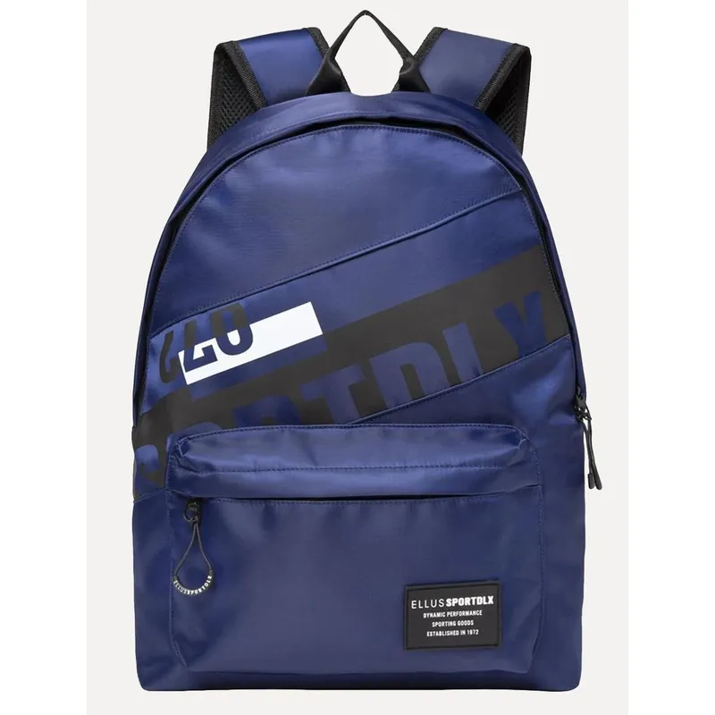 Mochila Ellus Backpack Nylon Sport DLX Azul Cobalto