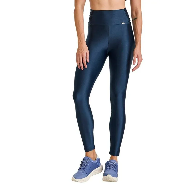 Calça Legging Caju Brasil Energy Franzida Cós Feminina