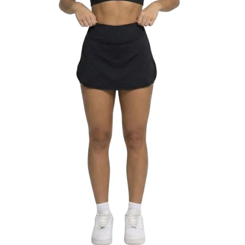 Short Saia Curto Tapa Bumbum Serra e Mar Roupa Para Academia Treino Moda Fitness Feminina Musculação