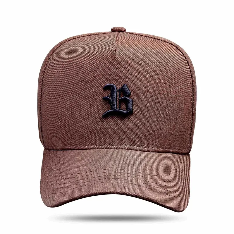 Boné Blck Brasil Snapback Aba Curva Básico Logo B Pequeno