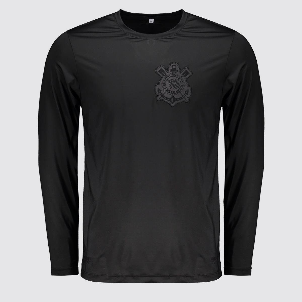 Camisa Corinthians Manga Longa UV Dry Masculina