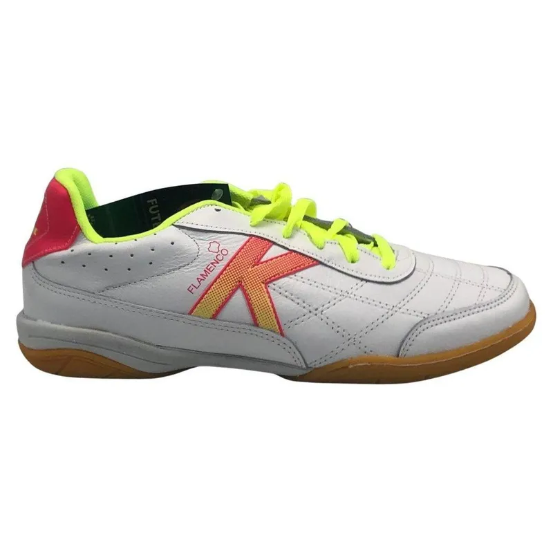 Chuteira Futsal Kelme Flamenco Fs Couro Natural Profissional