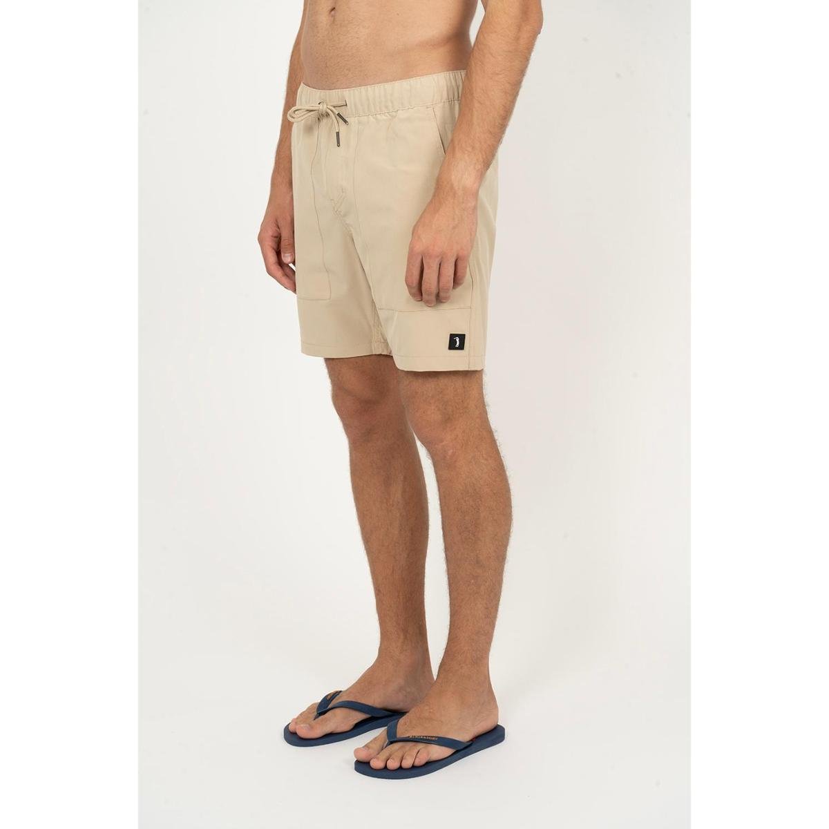 Shorts Liso Aleatory Rip Stop Khaki