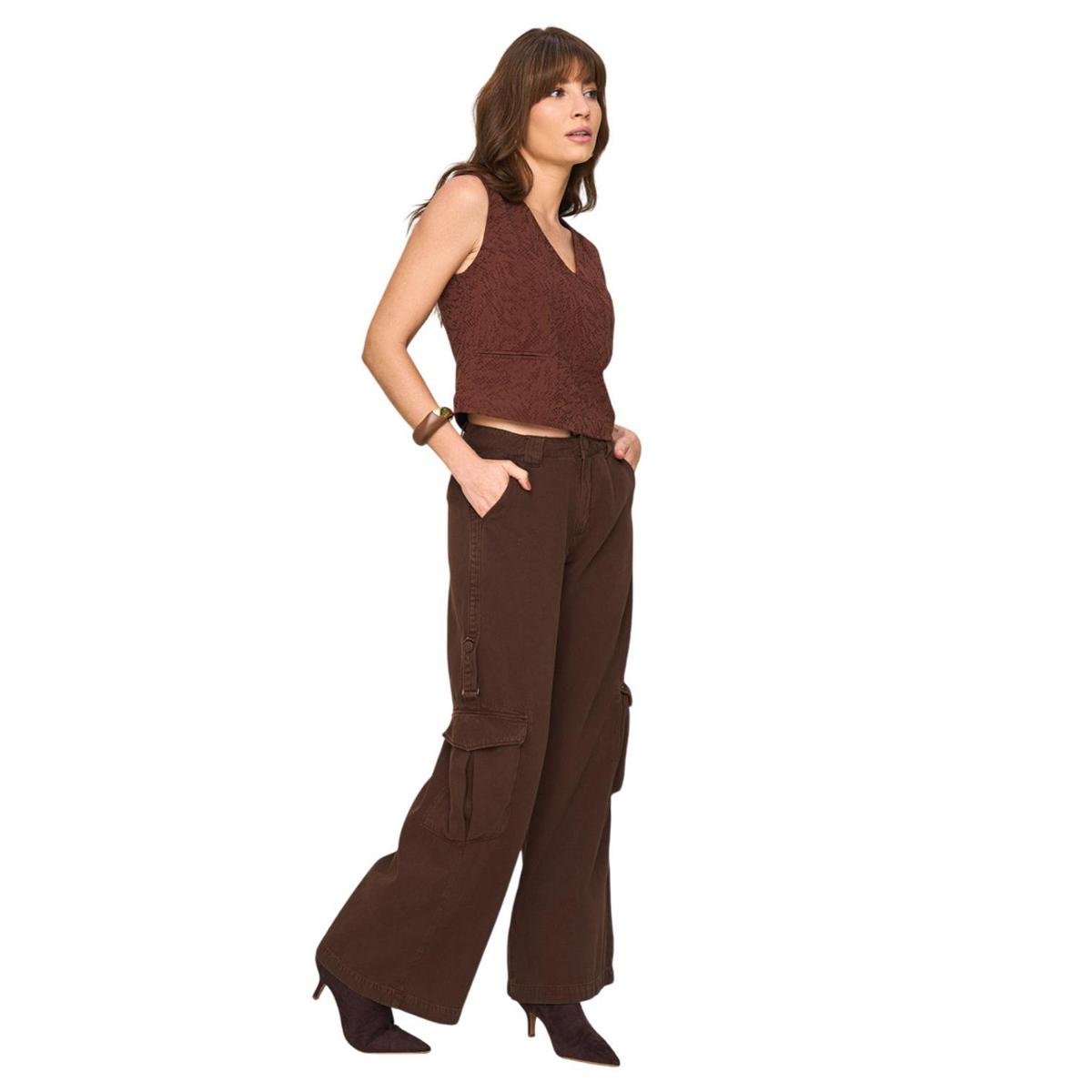Calça Super Wide Lado Avesso L130271