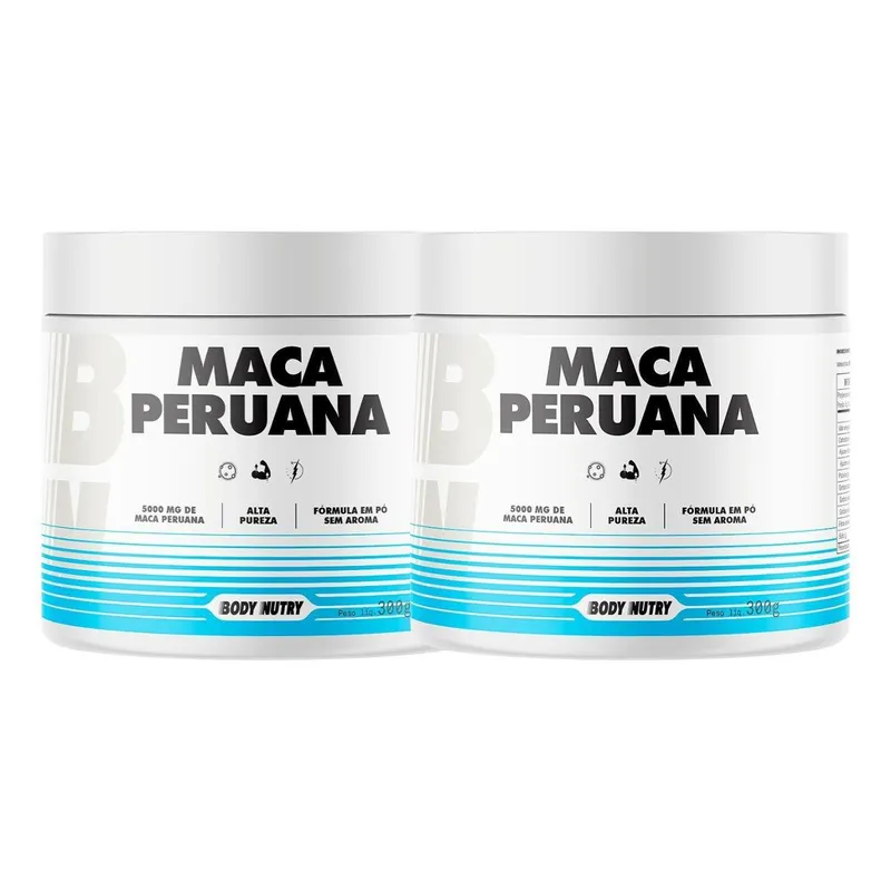 Kit 2x Suplemento Natural em Pó 300g Body Nutry Alta Pureza Performance