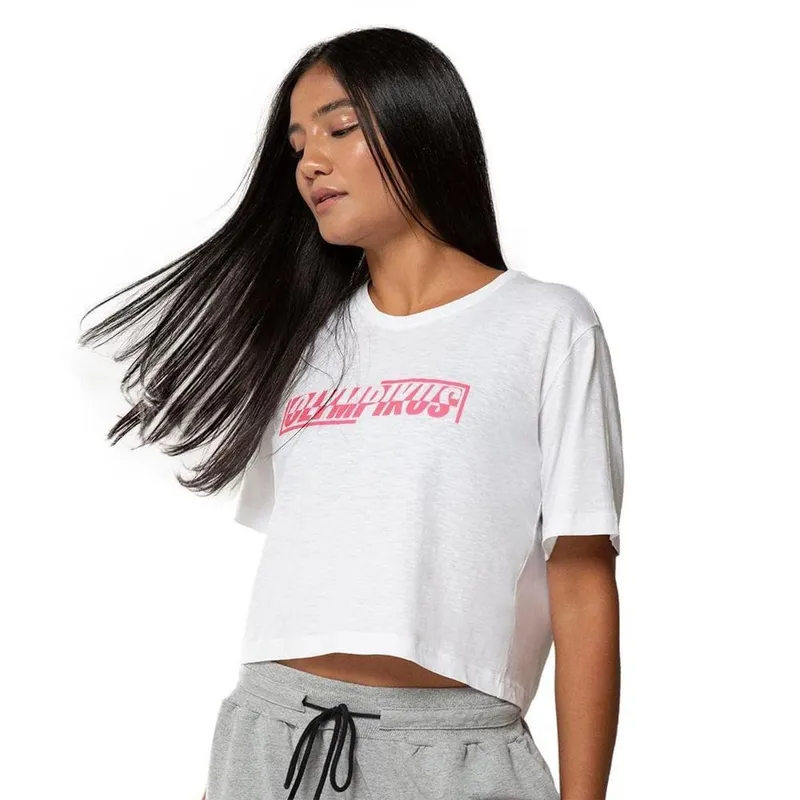 Camiseta Box Graphic Olympikus Feminina