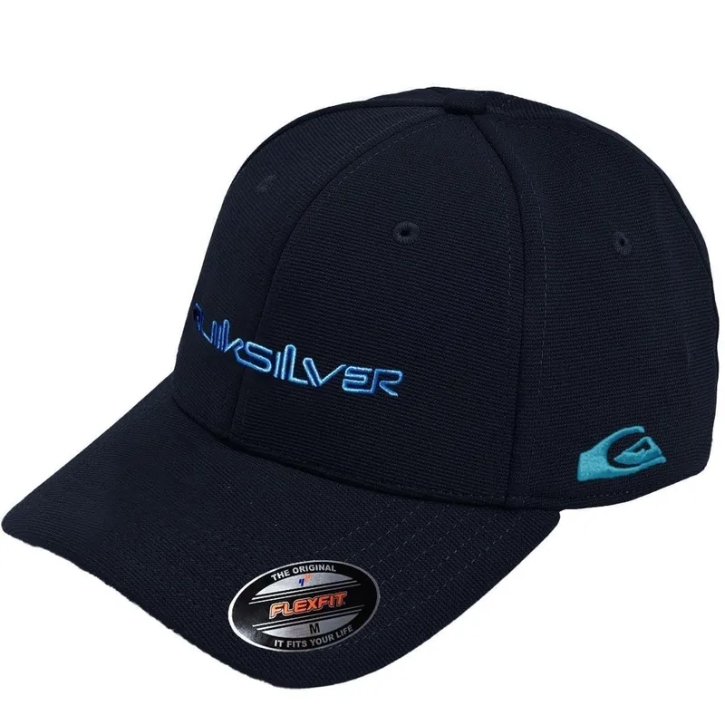 Boné Quiksilver Emb Type Down Word Navy