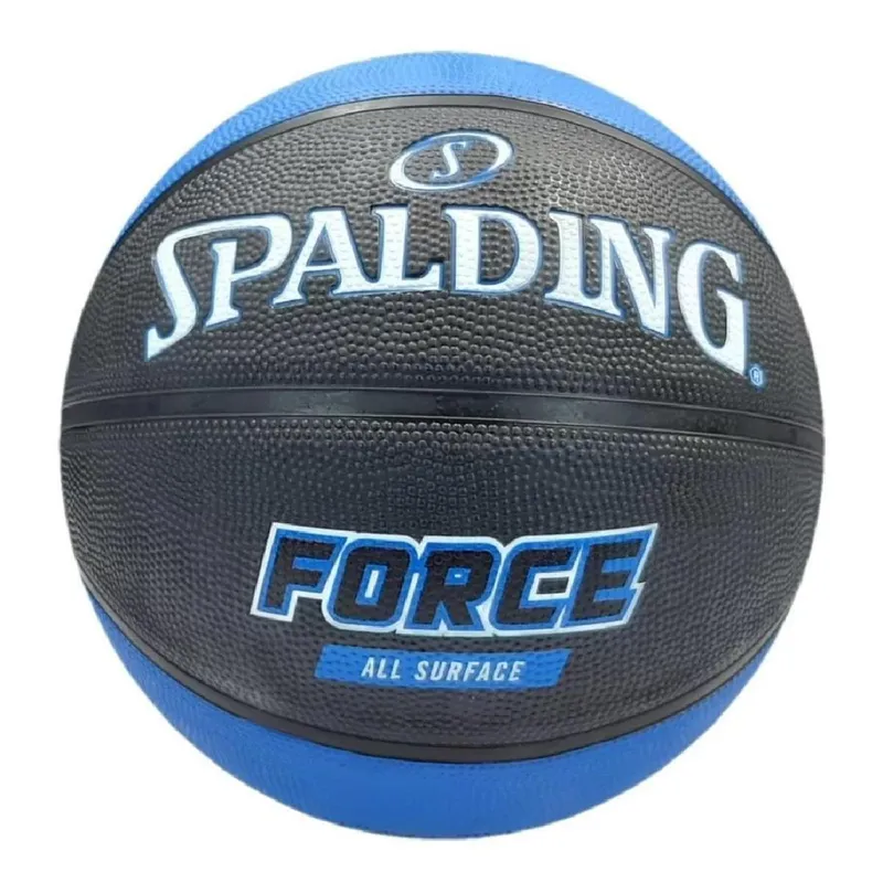 Bola Basquete Spalding Force Azul e Preto