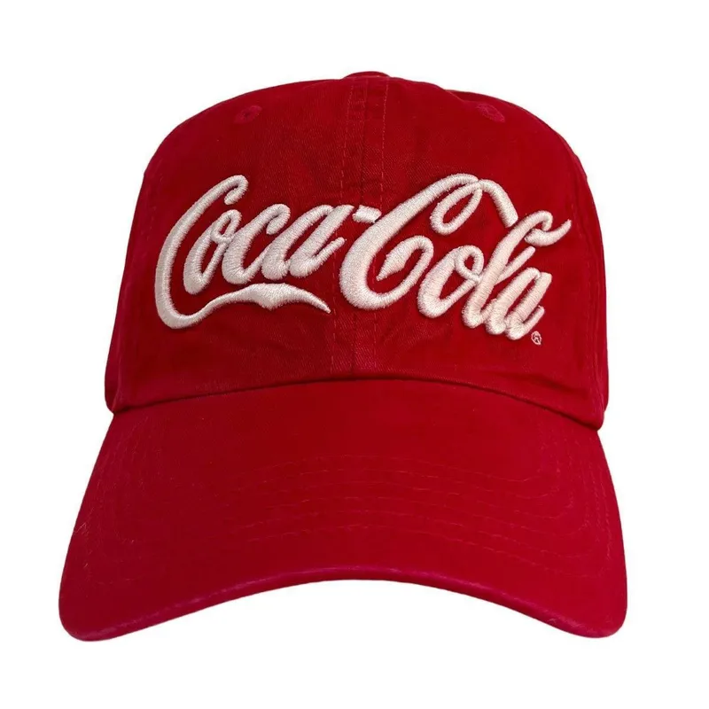 Boné Coca Cola Basico Bordado Frontal Julia Pt Vermelho