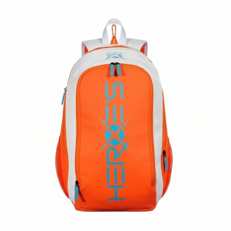 Mochila Heroes Gravity Fierce Laranja e Branca