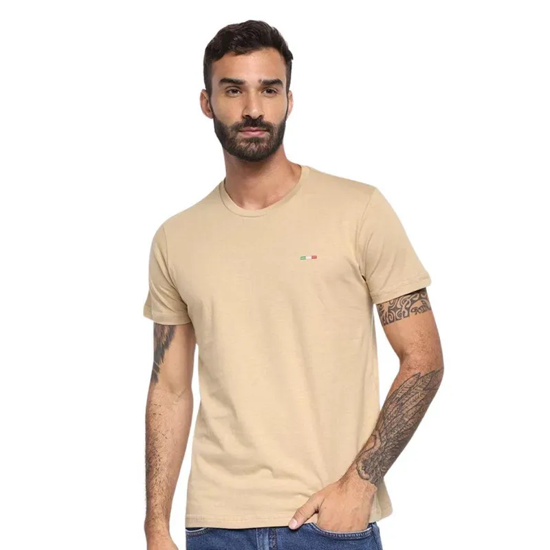 Camiseta Masculina FMF Linha Premium Alta Costura Itália Moderna