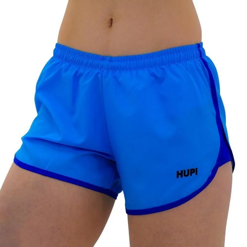 Shorts Feminino Curto Hupi Donna Azul Marinho para Corrida e Beach Tennis