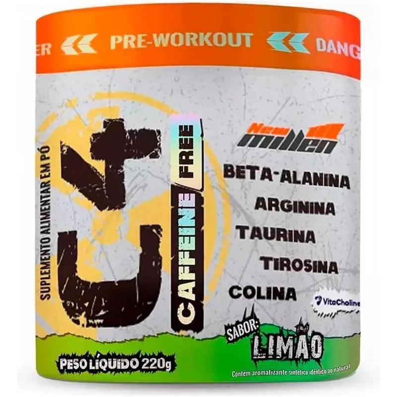 Pré-Treino C4 Caffeine Free New Millen (220g) Sem Cafeína - Limão