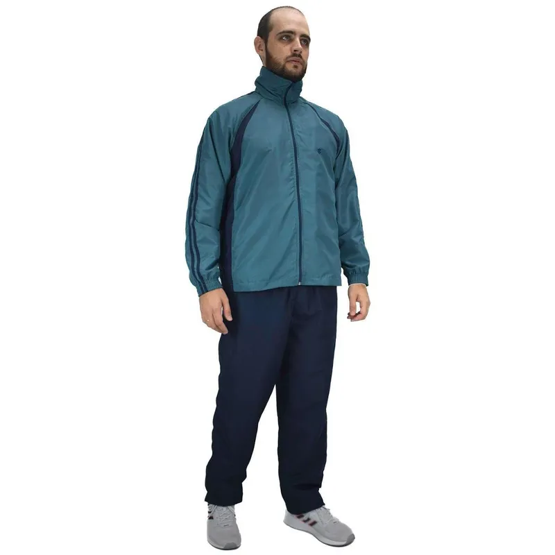 Conjunto Agasalho Uniforme Forrado Tactel Calça E Jaqueta Esportivo Butu Biru