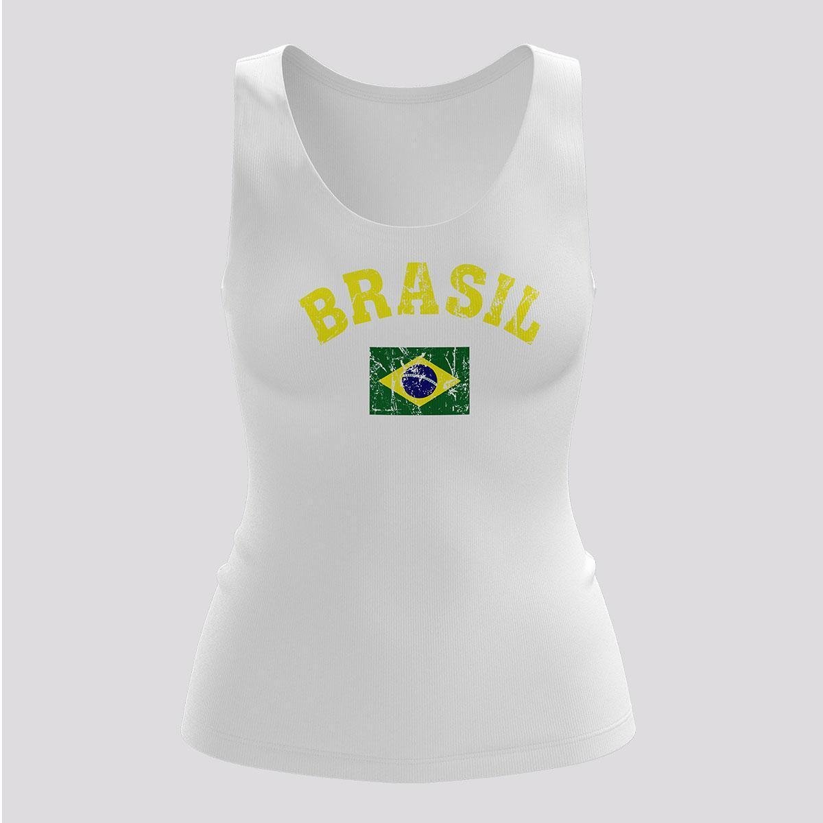 Regata Brasil Ica Feminina Branca
