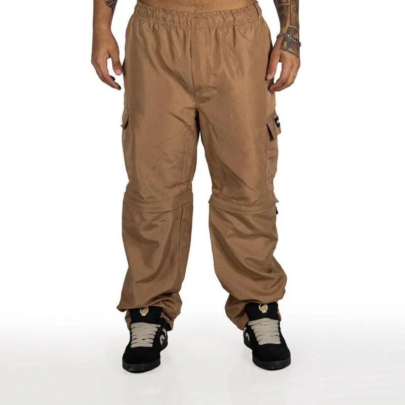 Calça Overking Cargo 2 Em 1 Caramelo