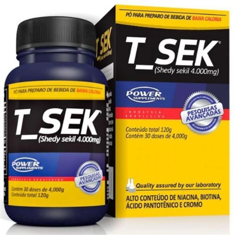 T-SEK 120 G - POWER SUPPLEMENTS (SEM SABOR)