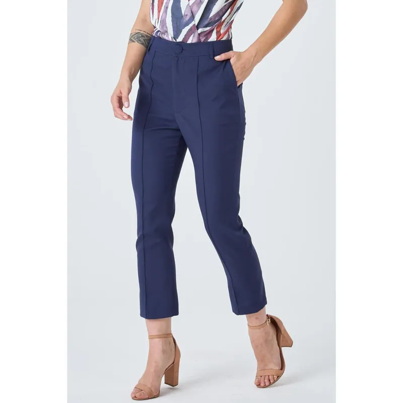Calça PKS Alfaiataria Azul Marinho-P