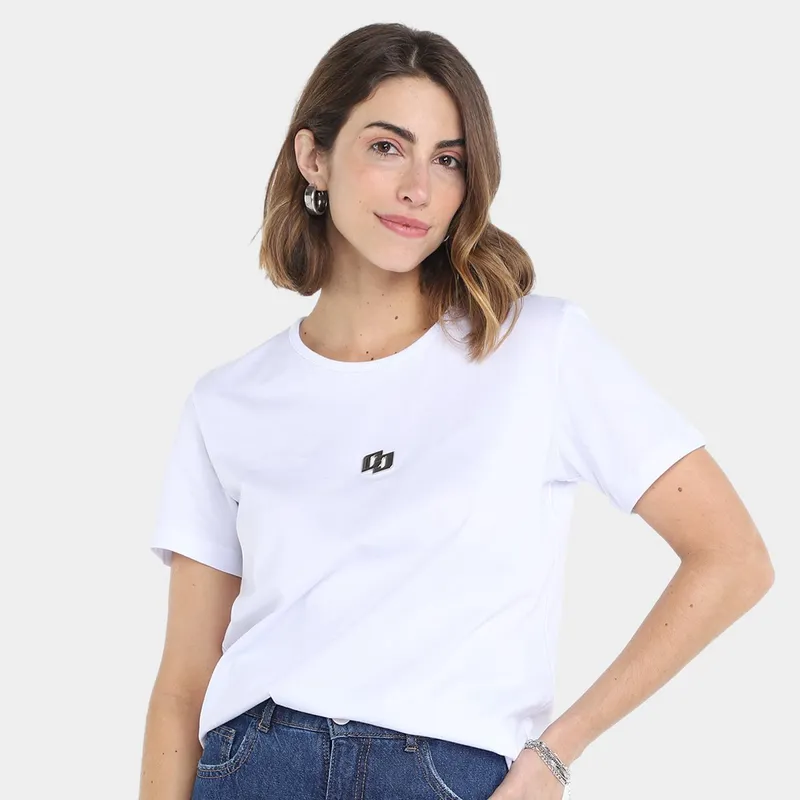 Camiseta Colcci Logo Feminina