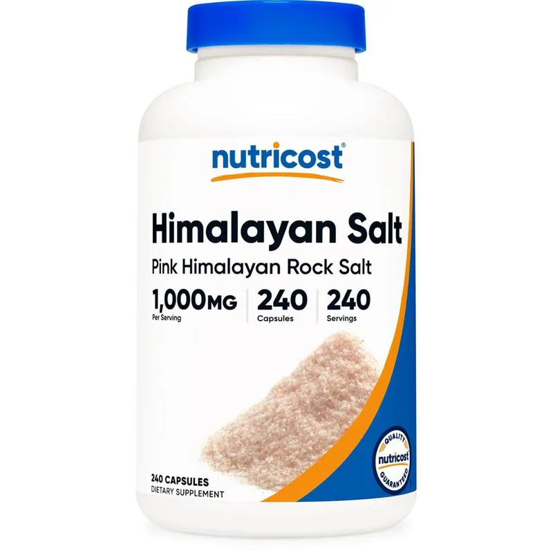 Suplemento Nutricost Pink Himalayan Salt Capsules 1000Mg