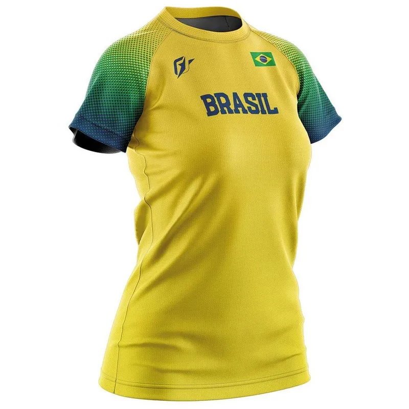 Camiseta Baby Look Filtro UV OverFame Amarelo