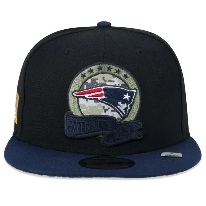BONÉ NEW ERA 950 ENGLAND PATRIOTS SALUTE TO SERVICE NFP23BON087 PRETO MARINHO
