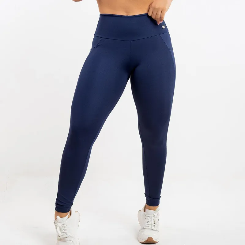 Calça Legging que Não Fica Transparente com Bolso Viére