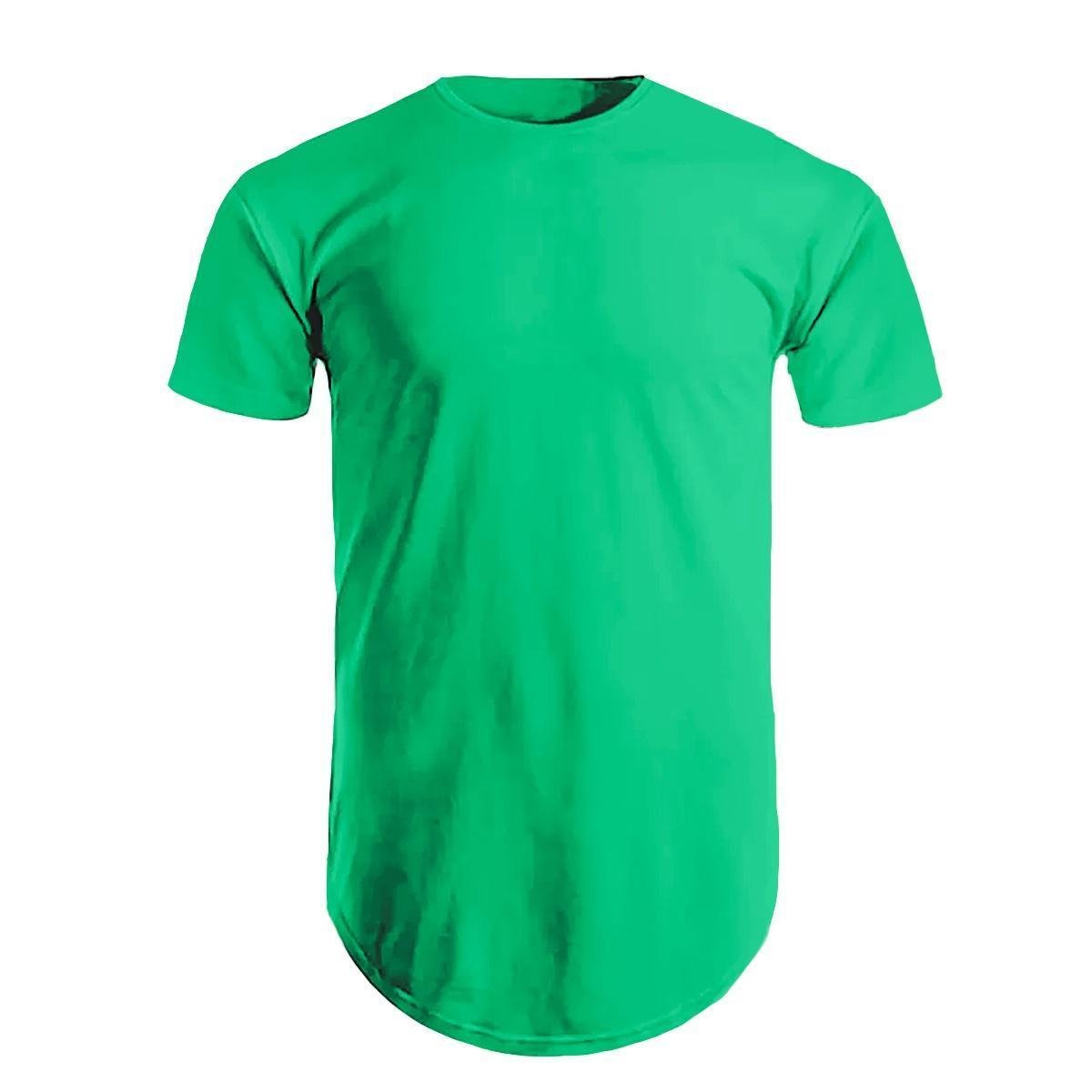 Camiseta Longline Oversized Camisa Alongada Grande Plus Size