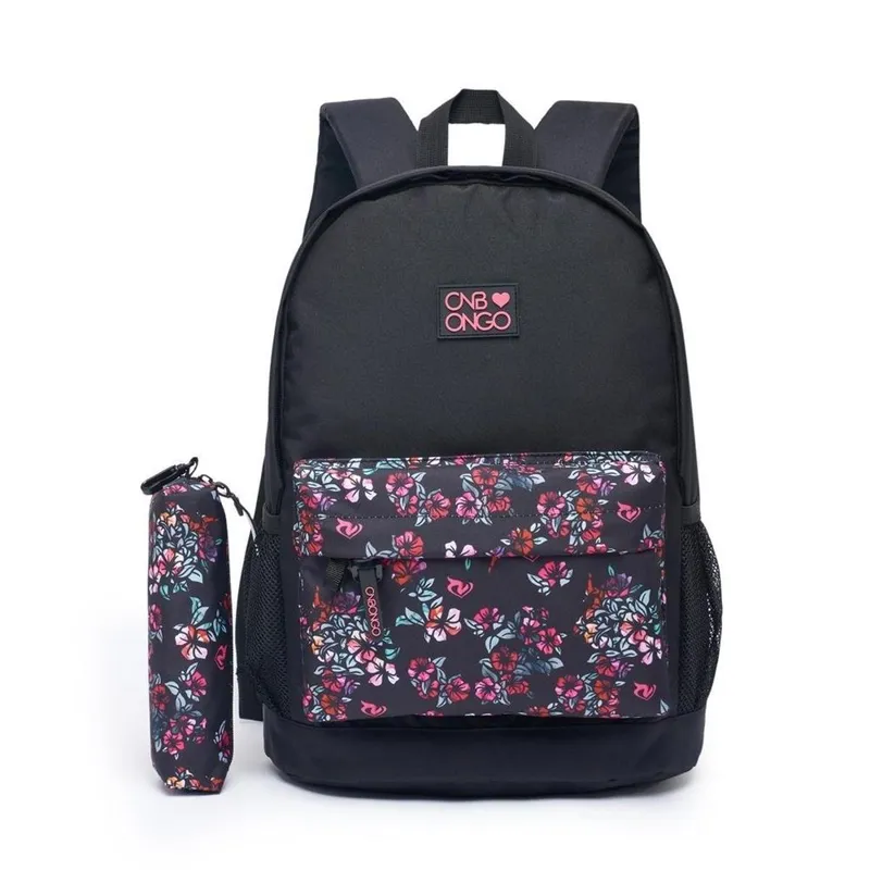 Mochila Feminina Onbongo Escolar Reforçada Faculdade Viagem 14 litros