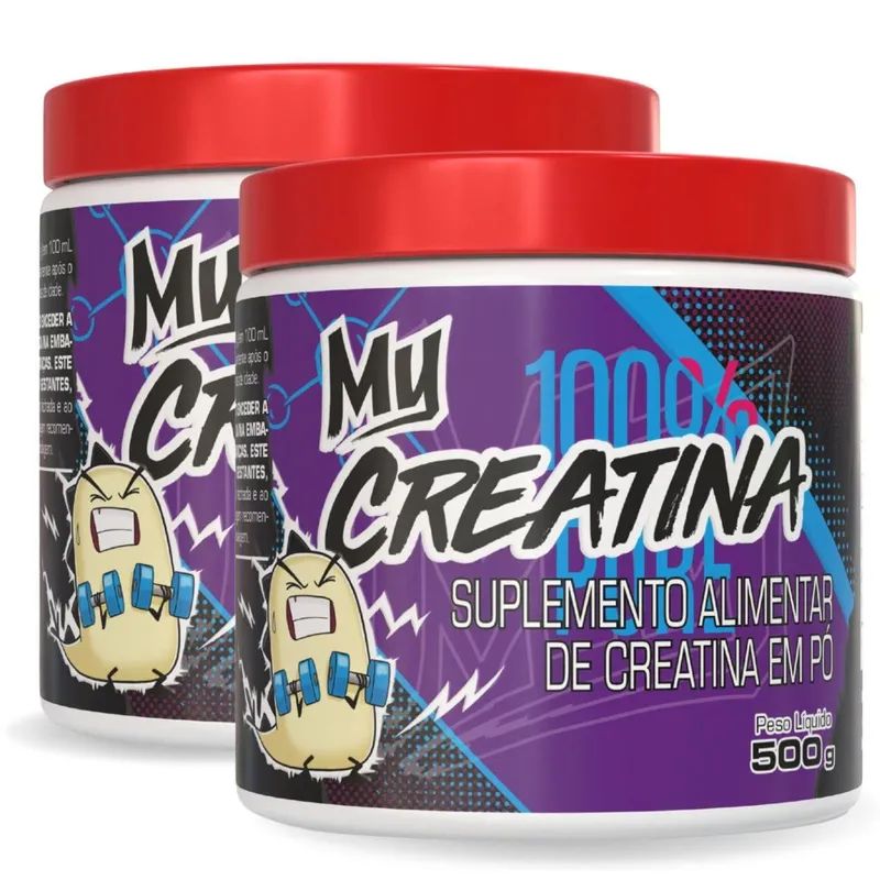 Kit 2x Creatina Pura 500g – My Suplementos