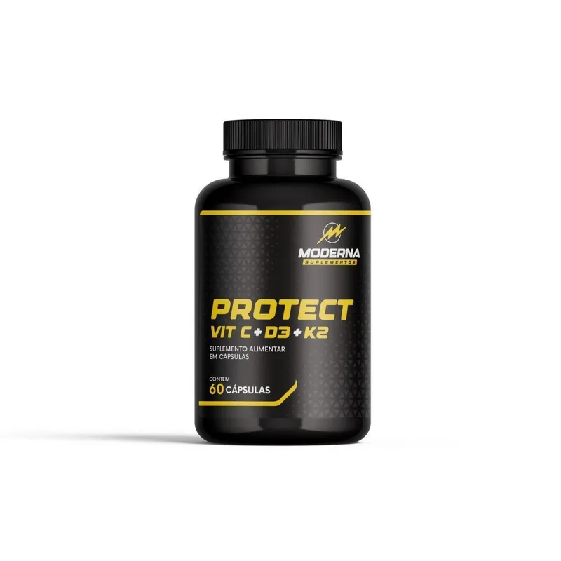 Protect Vit C+ D3 + K2 Moderna Suplementos 60 Cápsulas