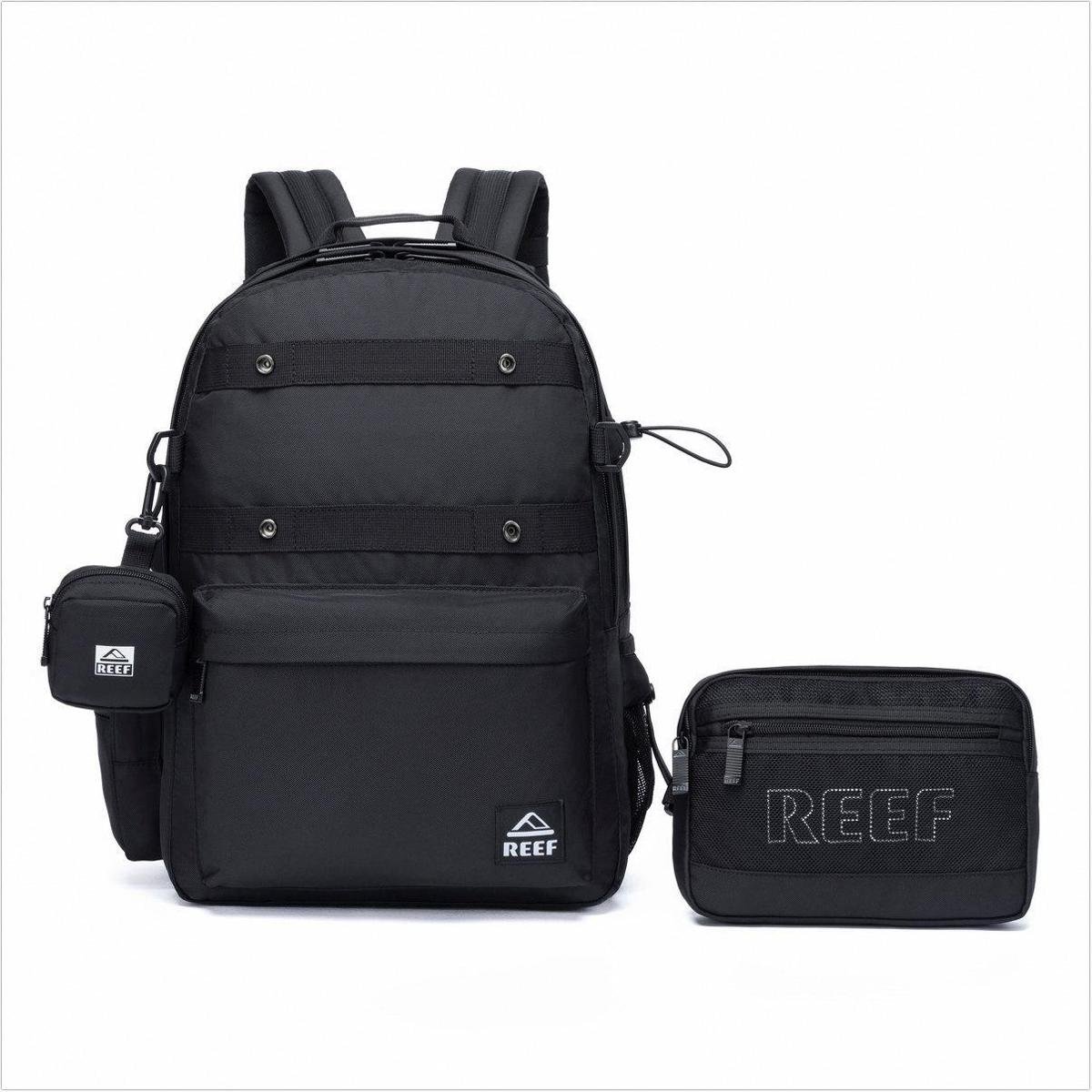 Kit Mochila Reef Shoulder Bag Porta Moedas Resistente 18 Litros