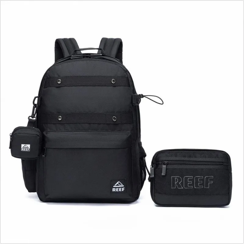 Kit Mochila Reef Shoulder Bag Porta Moedas Resistente 18 Litros