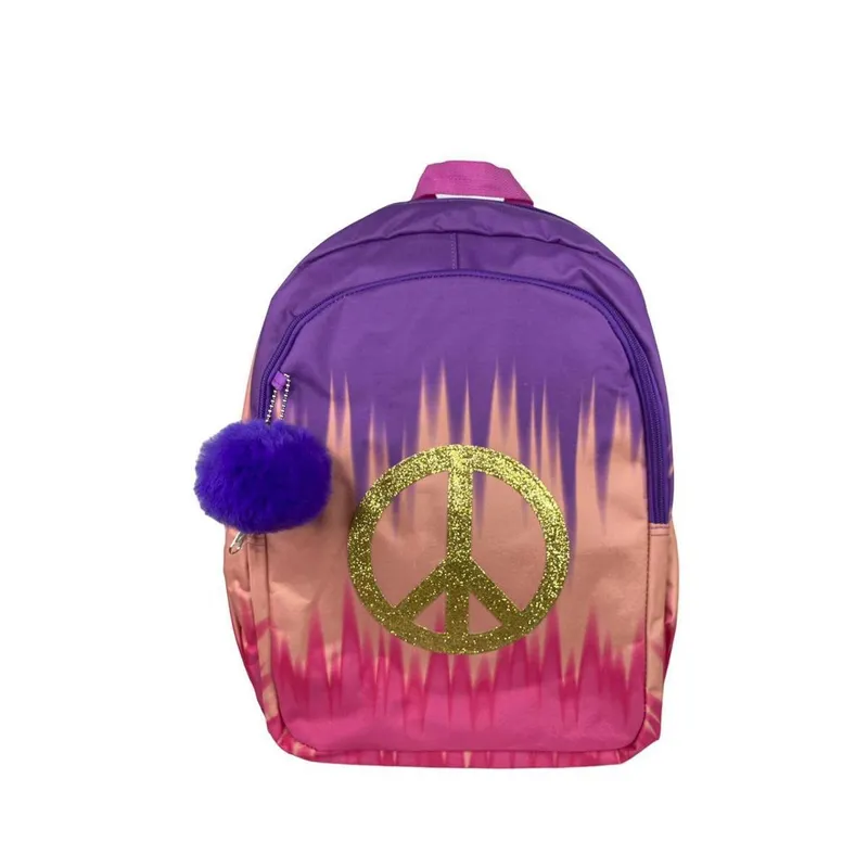 Mochila Juvenil Escolar Feminina Tie Dye Clio CG2158
