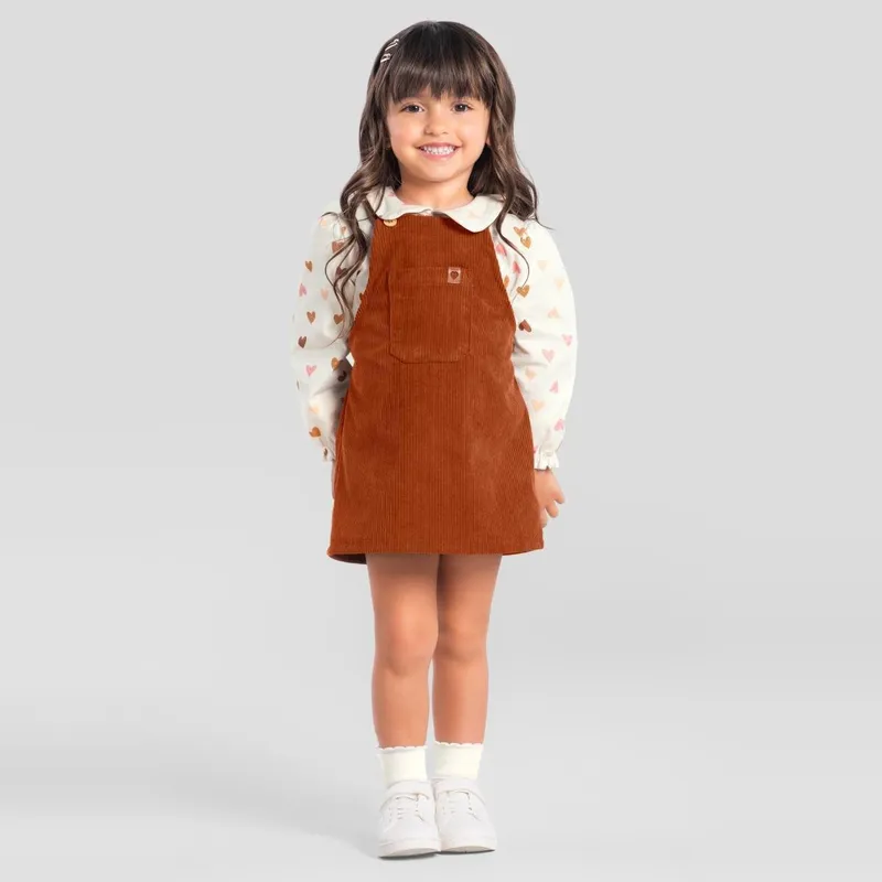 Meia infantil menina em malha trabalhada Mundi