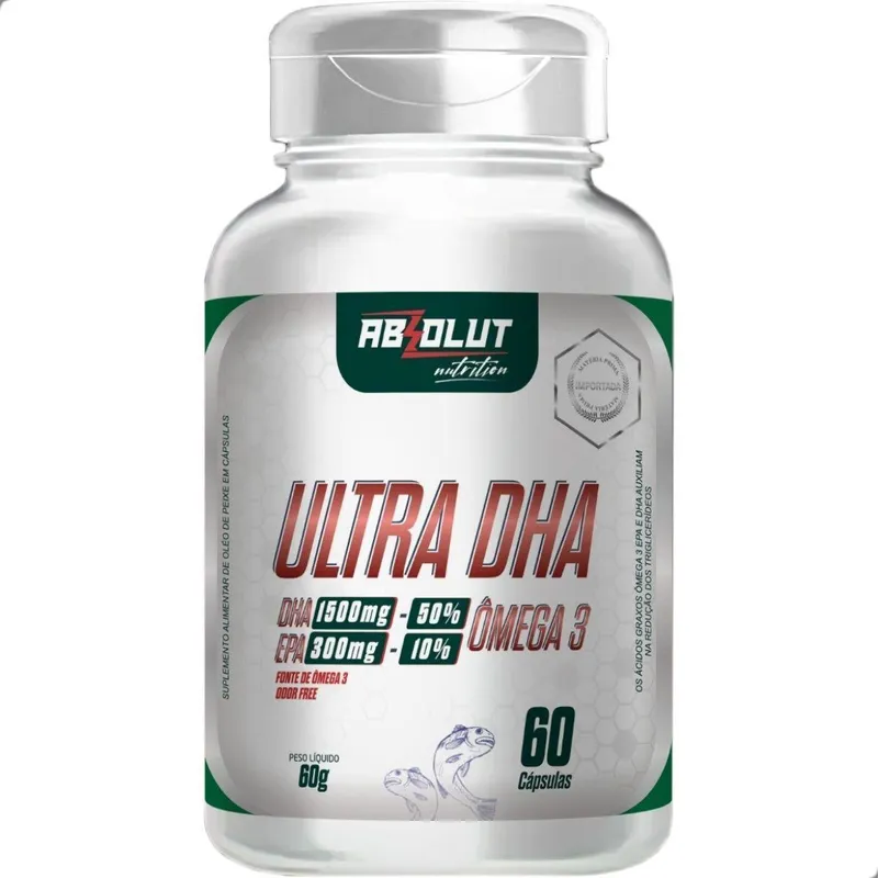 Ômega 3 Ultra EPA DHA 60 Capsulas Absolut Nutrition