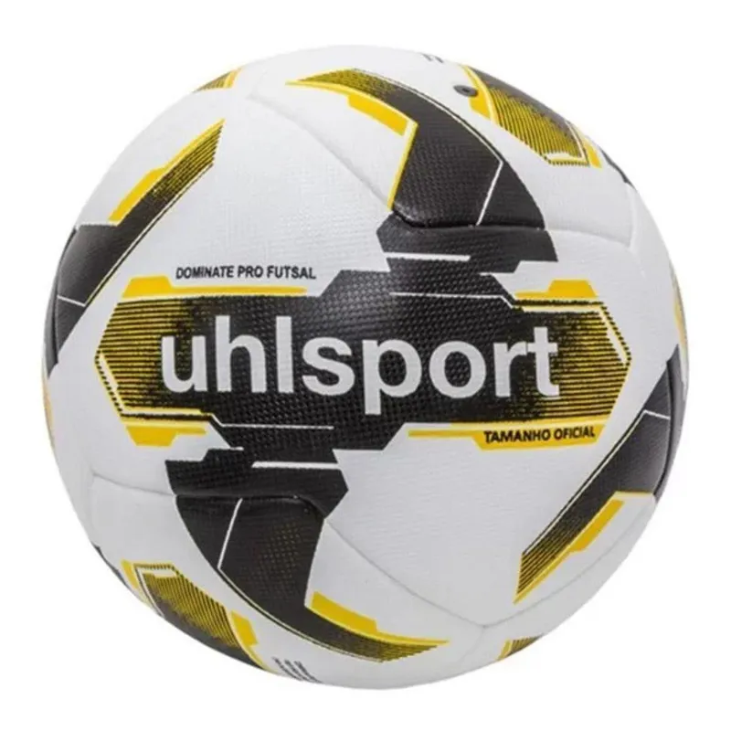 Bola de Futebol Uhlsport Dominate Pro Futsal Branca e Amarela - Único - Branco