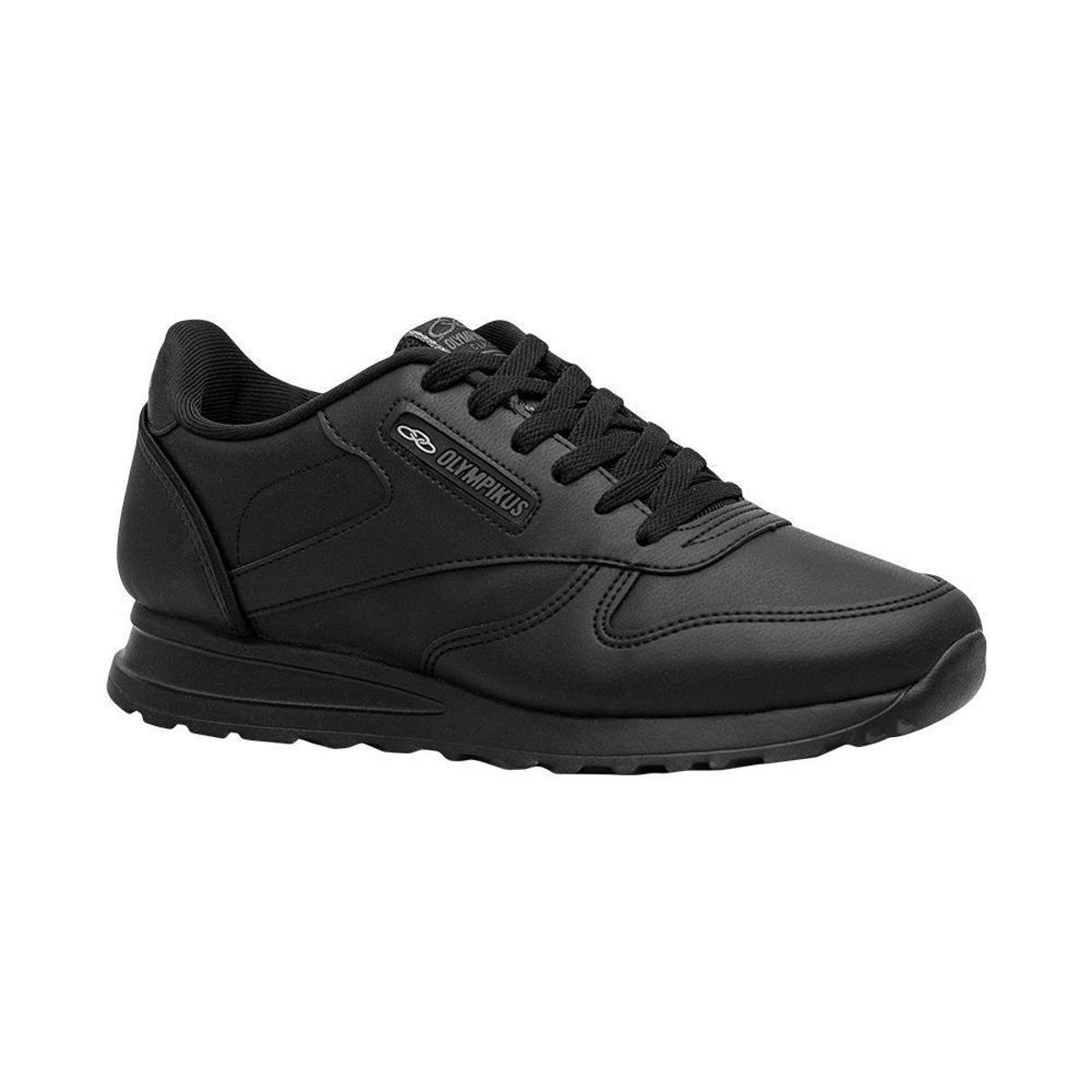 Tênis Casual Preto Jogging 100 | Olympikus