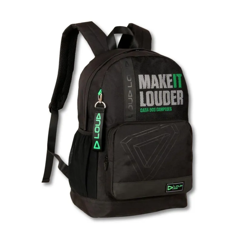 Mochila Loud Bolsa Gamer Mochila Casual Masculina Preta