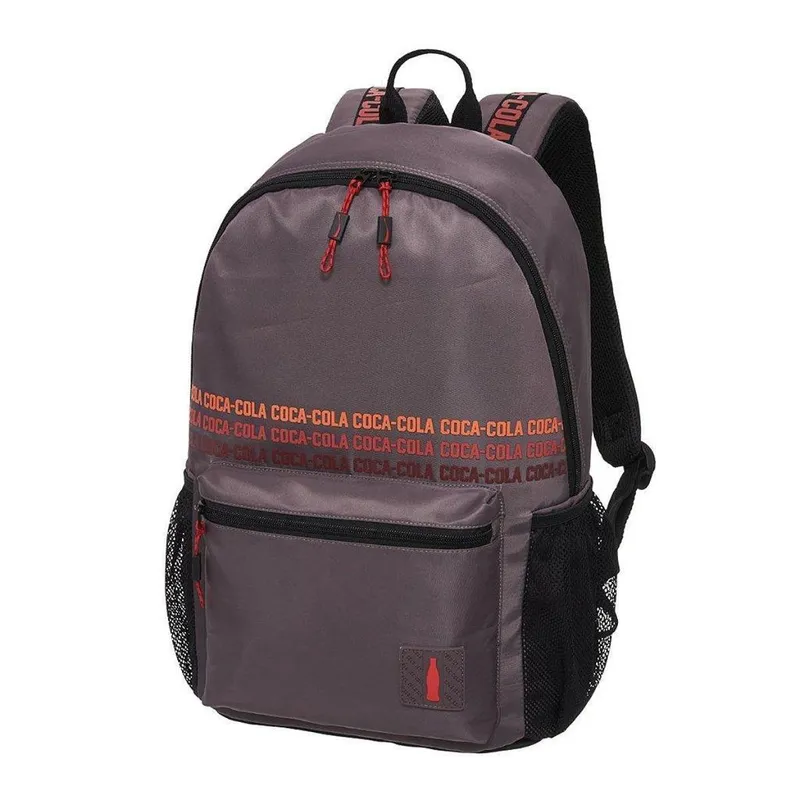 Mochila Escolar Trabalho Notebook Coca Cola Discover Cinza