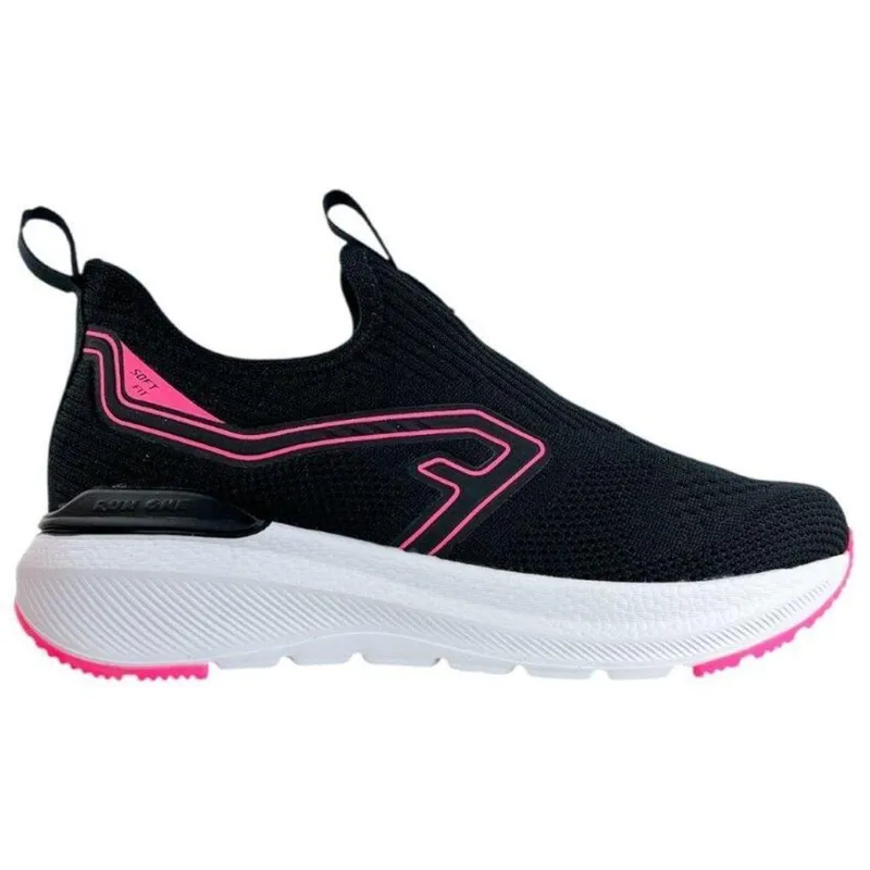 Tenis Fem Calc Facil Adrun Run One Pro Confort Ortopedico