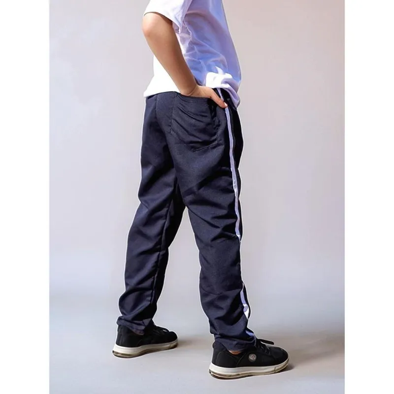 Calça Infantil Masculina Popular Tactel Leve Uniforme Agasalho