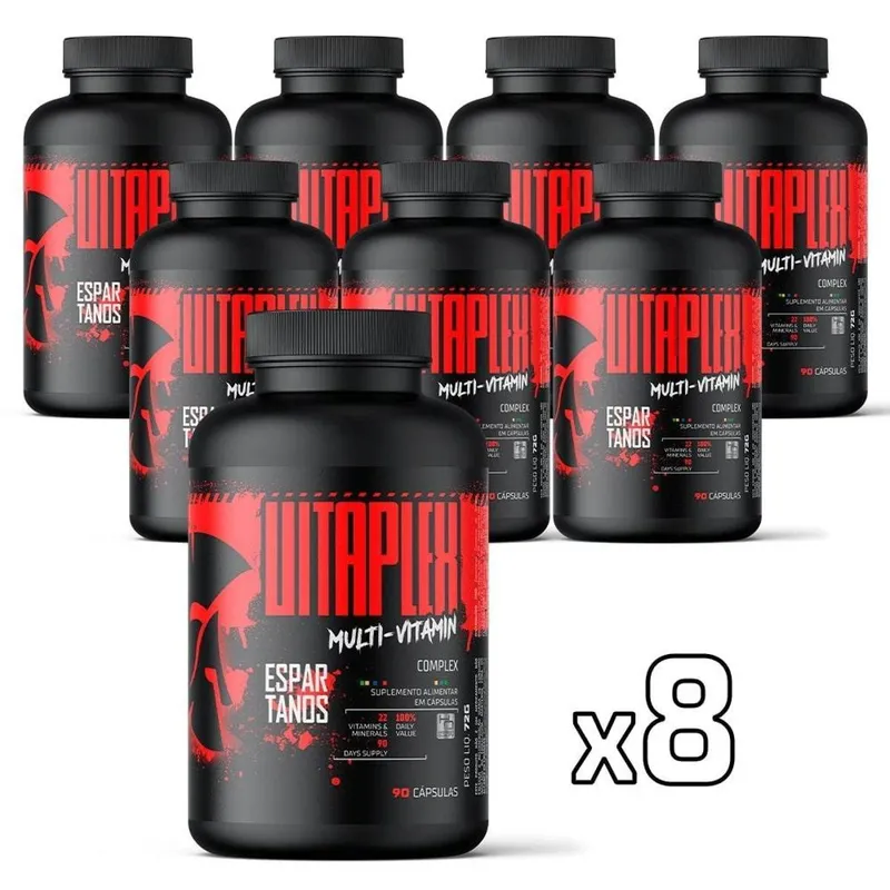Combo 8x Multivitamínico Vitaplex Complex ( 480 Cápsulas )