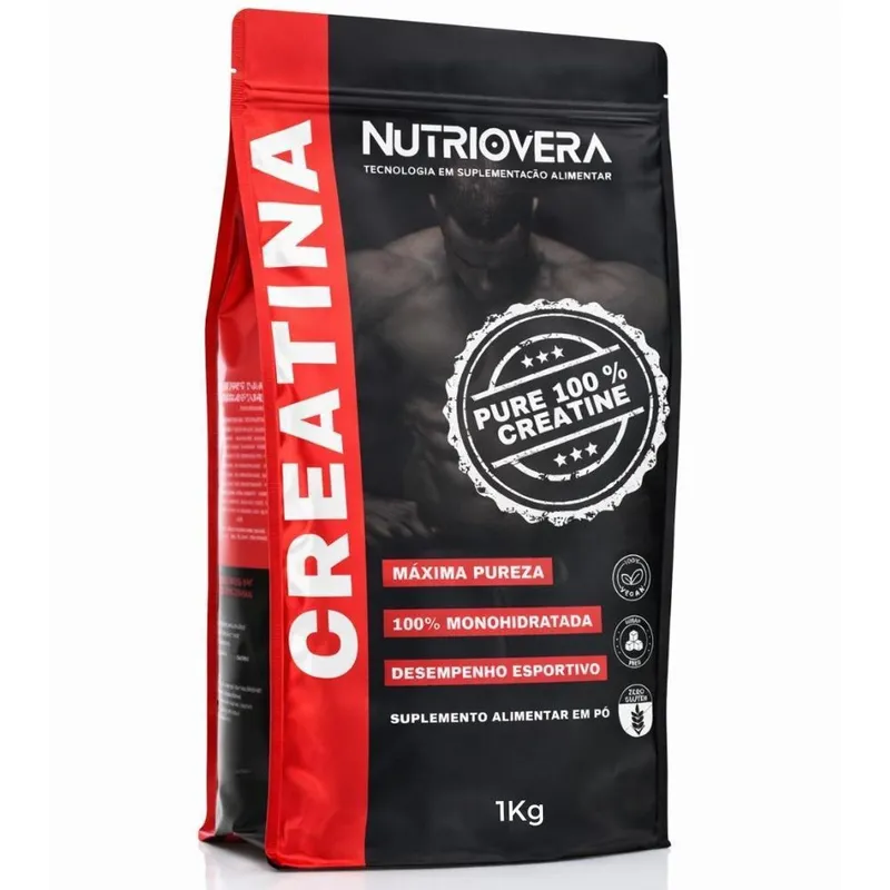Creatina Monohidratada 1 kg Nutriovera